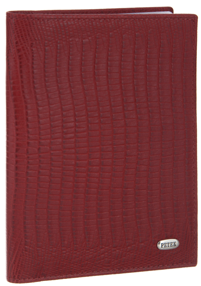 Обложка для автодокументов женская Petek 1855, цвет: красный. 584.041.101-022_516 Обложка для автодокументов женская Petek 1855, цвет: красный. 584.041.101-022_516Стильная обложка для автодокументов Petek 1855 изготовлена из натуральной кожи с декоративным фактурным тиснением под кожу рептилии, оформлена металлической пластиной с символикой бренда.Внутри изделия расположены четыре прорезных кармашка для пластиковых карт, сетчатый карман и вкладыш, включающий в себя шесть файлов под автодокументы. Изделие поставляется в фирменной упаковке.Практичная и удобная модель обложки предназначена для тех, кто предпочитает все необходимое хранить в одном месте.