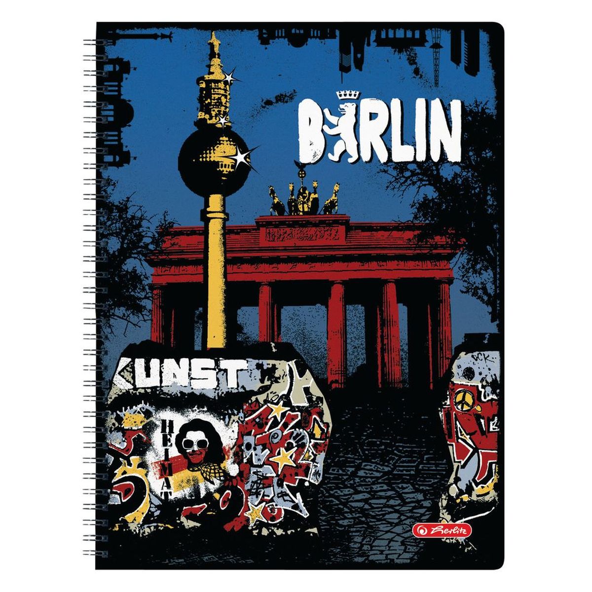 Herlitz Тетрадь City Trips Berlin 70 листов в клетку формат А472523WD Herlitz Тетрадь City Trips Berlin 70 листов в клетку формат А472523WDУдобная тетрадь Herlitz City Trips Berlin - незаменимый атрибут современного человека, необходимый для рабочих или школьных записей.Тетрадь содержит 70 листов в клетку формата А4 с полями. Обложка выполнена из качественной бумаги. Внутренний спиральный блок изготовлен из металла и гарантирует надежное крепление листов. В оформлении использованы красочные виды достопримечательностей Берлина. Тетрадь для записей Herlitz City Trips Berlin станет достойным аксессуаром среди ваших канцелярских принадлежностей. Это отличный подарок как коллеге или деловому партнеру, так и близким людям.