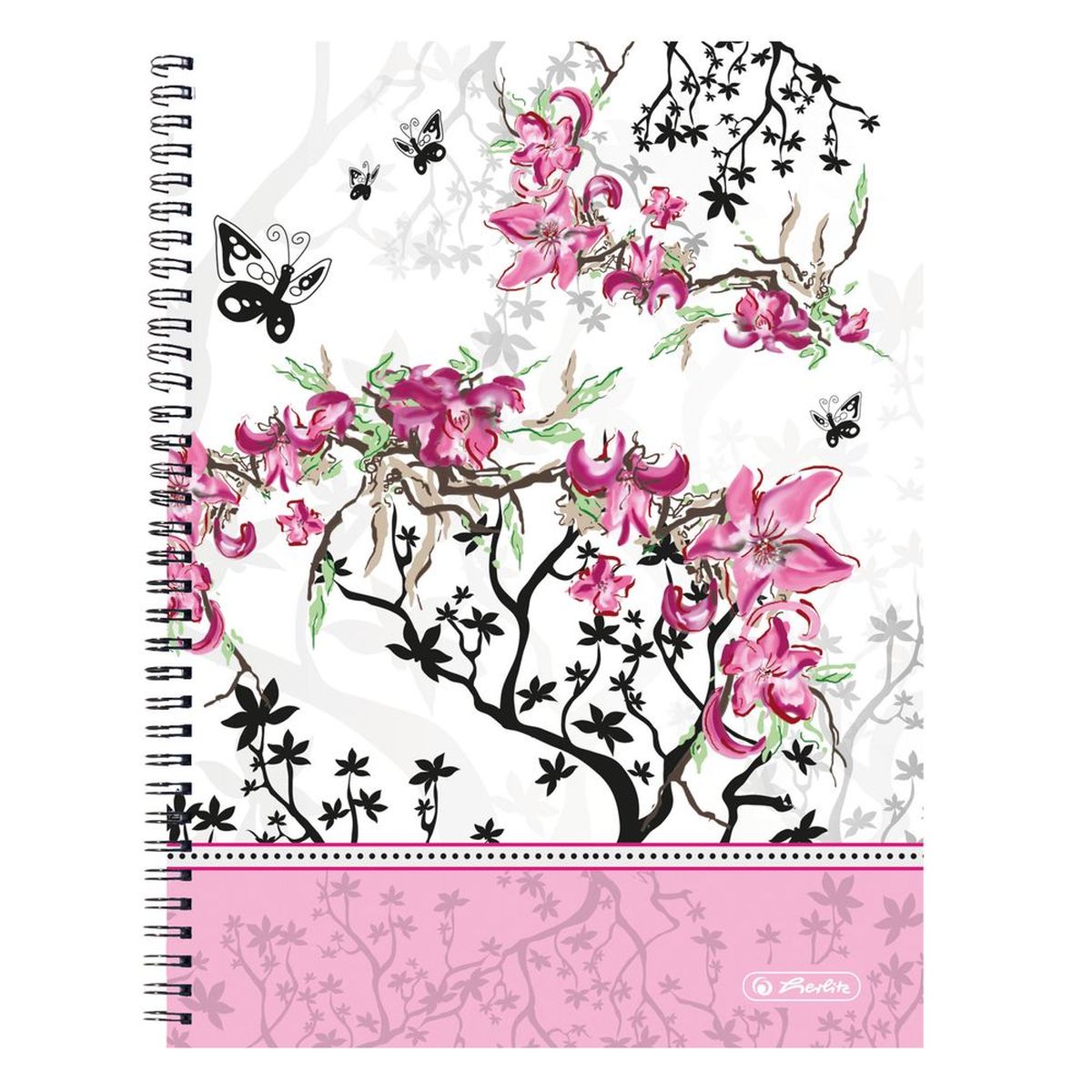 Herlitz Тетрадь Ladylike Bloom 70 листов в клетку72523WD Herlitz Тетрадь Ladylike Bloom 70 листов в клетку72523WDУдобная тетрадь Herlitz Ladylike Bloom - незаменимый атрибут современного человека, необходимый для рабочих или школьных записей.Тетрадь содержит 70 листов формата А4 в клетку c полями. Обложка выполнена из качественного ламинированного картона. Внутренний спиральный блок изготовлен из металла и гарантирует надежное крепление листов. Романтичная дизайнерская серия Ladylike сочетает мягко изогнутые линии и нежные пастельные тона.Тетрадь Herlitz Ladylike Bloom станет достойным аксессуаром среди ваших канцелярских принадлежностей. Это отличный подарок как коллеге или деловому партнеру, так и близким людям.