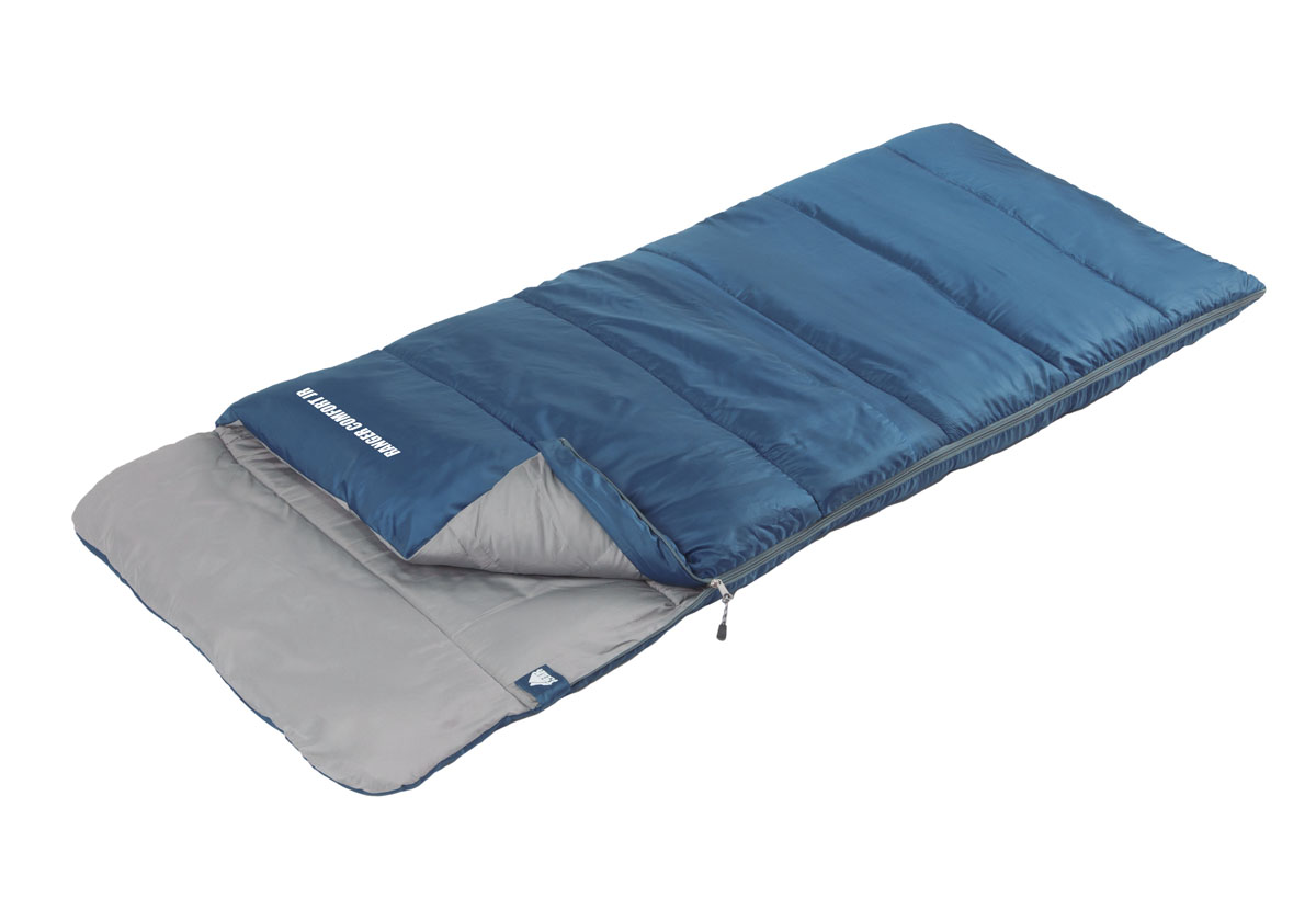 Спальный мешок TREK PLANET Ranger Comfort Jr, цвет: синий, левосторонняя молния010-01199-23 Спальный мешок TREK PLANET Ranger Comfort Jr, цвет: синий, левосторонняя молния010-01199-23Комфортный, легкий и очень удобный в использовании спальник-одеяло с подголовником, для детей и подростков TREK PLANET Ranger Comfort Jr предназначен для походов преимущественно в летний период. Этот спальник пригодится вам такеж во время поездки на пикник, на дачу, или во время туристического похода.ОСОБЕННОСТИ СПАЛЬНИКА:- Удобный плоский капюшон,- Молния имеет два замка с обеих сторон- Термоклапан вдоль молнии,- Молния с левой стороны,- Внутренний карман,- Небольшой вес,- К спальнику прилагается чехол для удобного хранения и переноски. t° комфорт: 14°Ct° лимит комфорт: 9°Ct° экстрим: 0°C.Внешний материал: 100% полиэстер Внутренний материал: 100% полиэстерУтеплитель: Hollow Fiber 1 x 200 г/м2.Размер: (160+25) х 70 см.Размер в чехле: 17 х 17 х 32 см.Вес: 0,8 кг.