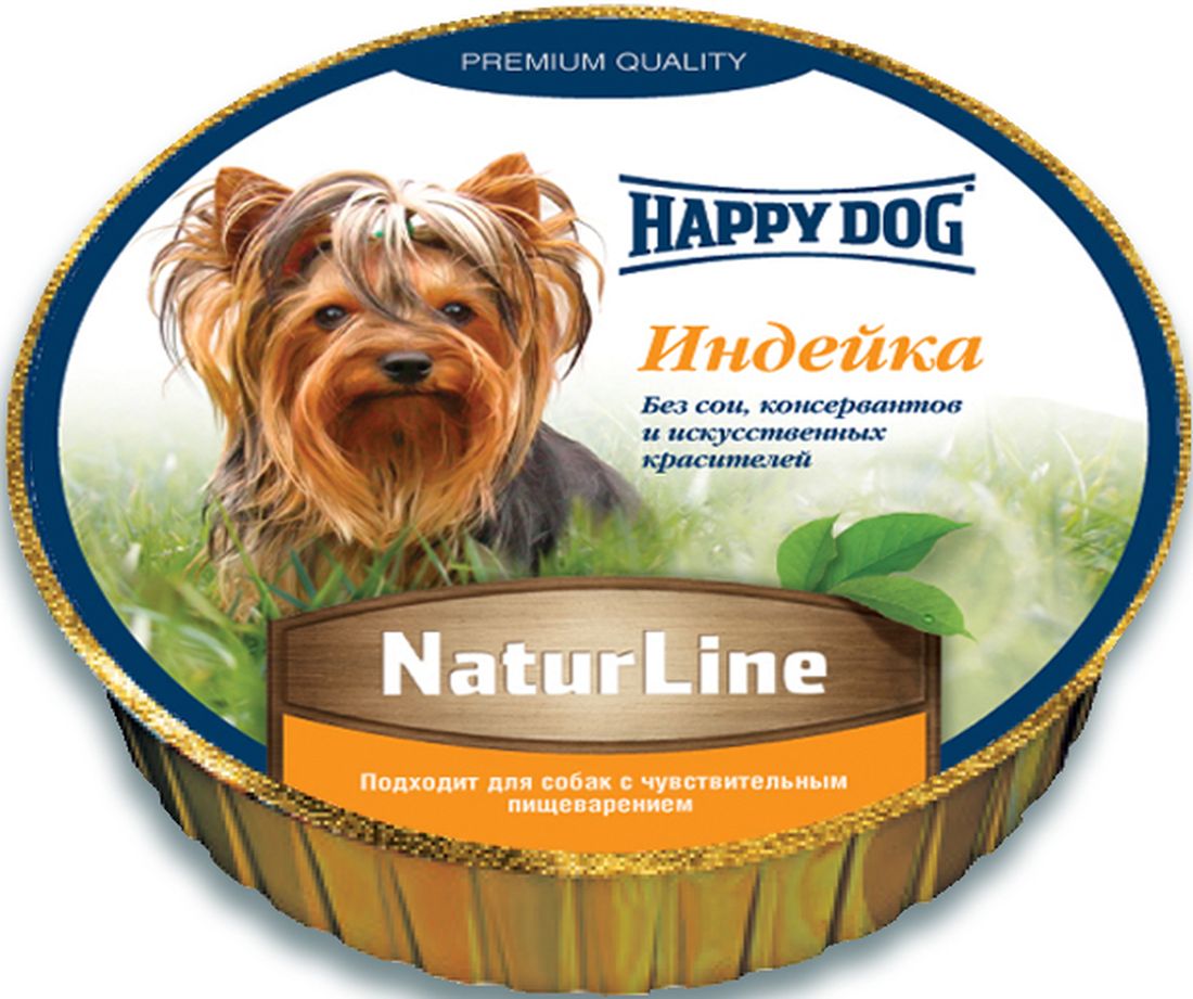 Happy Dog Нежный паштет Индейка, сбалансированный мясной рацион, 125 г5206 Happy Dog Нежный паштет Индейка, сбалансированный мясной рацион, 125 г5206Сбалансированный натуральный корм прекрасно зарекомендовал себя для кормления собак с чувствительным пищеварением. Изготовлен из высоко качественного и легкого мяса индейки с добавлением витаминно-минерального комплекса. Не содержит сои, искусственных красителей, консервантов и генномодифицированных продуктов.