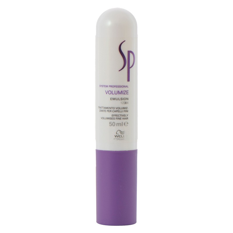 Wella SP Эмульсия для придания объема Volumize Emulsion, 50 млFS-00897 Wella SP Эмульсия для придания объема Volumize Emulsion, 50 млFS-00897Эмульсия для придания объема Wella SP Volumize Emulsion предназначена специально для поврежденных волос. Средство эффективно восстанавливает структуру волос, придает им силу и эластичность и защищает волосы от негативного воздействия внешней среды. Volumize Emulsion придает волосам объем и пышность, не перегружая их.