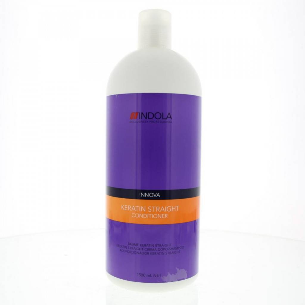 Indola Кератиновое выпрямление кондиционер Keratin Straight Conditioner – 1500 млFS-00897 Indola Кератиновое выпрямление кондиционер Keratin Straight Conditioner – 1500 млFS-00897Данный питательный кондиционер необходимо использовать как 2 из 5 шагов процедуры кератинового выпрямления волос Indola Keratin straight. Волосы становятся более послушными, даже самые сложные, вьющиеся и непокорные легко расчесывают.При использовании всего комплекса кератинового выпрямления волос из 5 шагов, состоящего из использования Шампуня, Кондиционера, Бальзама, Маски и Масла Ваши волосы сохранят идеальную гладкость до 48 часов!