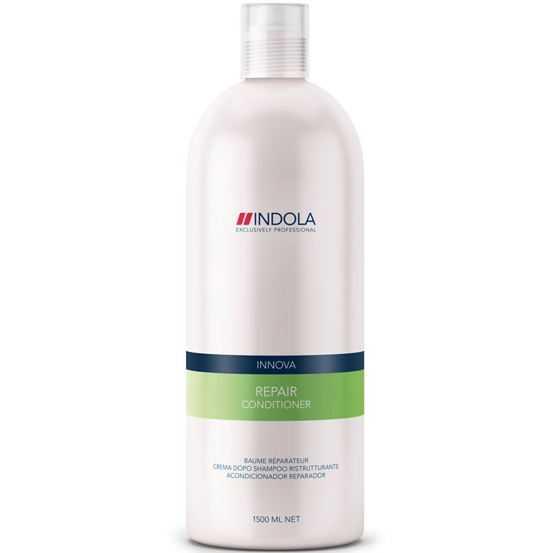 Indola Кондиционер восстанавливающий для волос Innova Repair Conditioner - 1500 млFS-00897 Indola Кондиционер восстанавливающий для волос Innova Repair Conditioner - 1500 млFS-00897Indola Innova Repair Conditioner - Кондиционер восстанавливающийКондиционер Indola repair conditioner создан специально для быстрого оздоровления поврежденных волос. Содержит восстановительный комплекс с аминокислотами, провитамином В5 и протеином пшеницы.Насыщает волосы влагой, избавляет от сухости, придает волосам здоровый внешний вид. Волосы становятся эластичными, блестящими и отлично укладываются.Кондиционер восстанавливающий Indola repair conditioner защищает волосы от вредных воздействий.