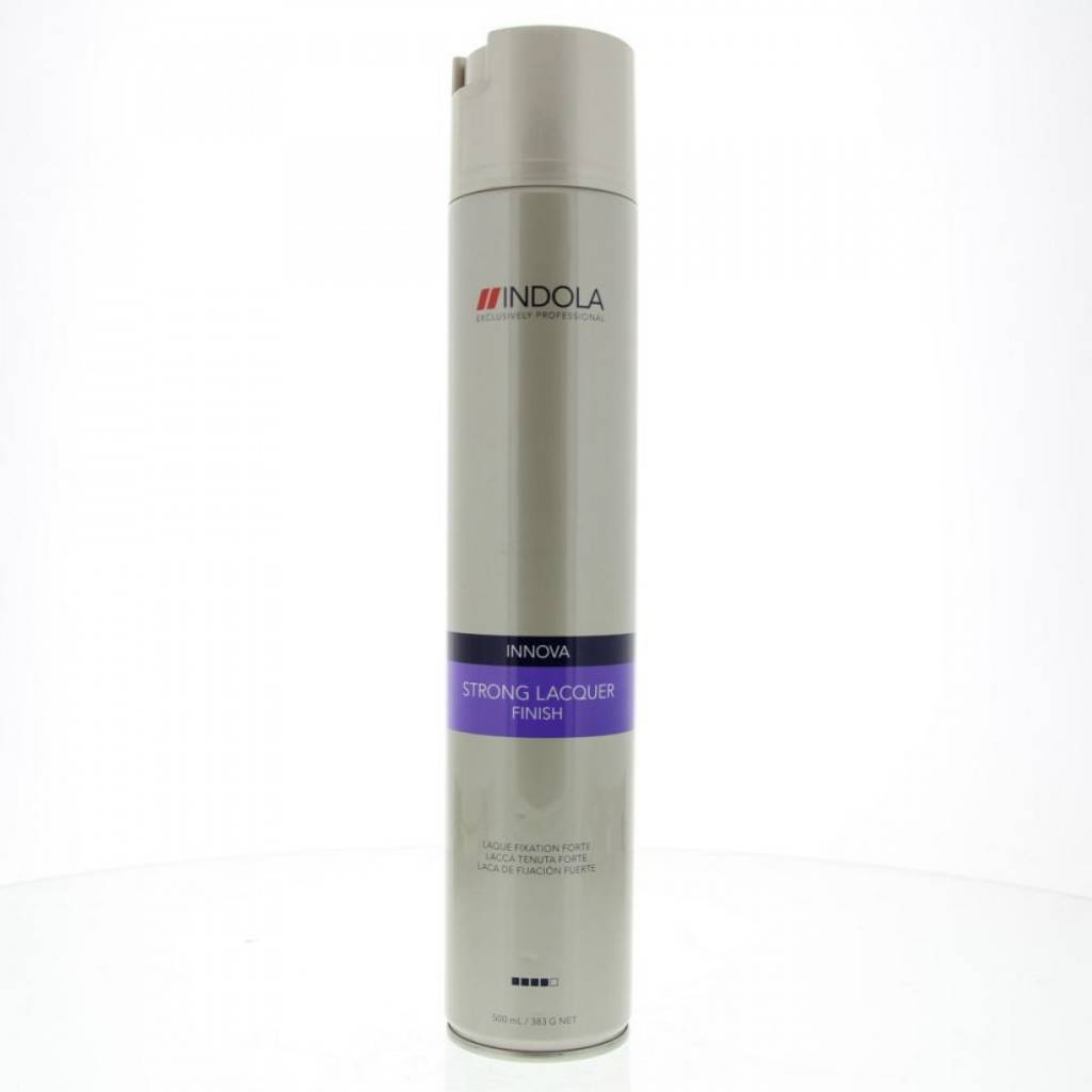 Indola Лак для волос сильной фиксации Innova Finish Strong Laquer - 500 млSatin Hair 7 BR730MN Indola Лак для волос сильной фиксации Innova Finish Strong Laquer - 500 млSatin Hair 7 BR730MNЛак для волос сильной фиксации Индола идеально фиксирует прическу благодаря фильмформерам и специальной технологии микрораспыления. Лак моментально высыхает и легко удаляется с волос при расчесывании, не оставляя белого налета.
