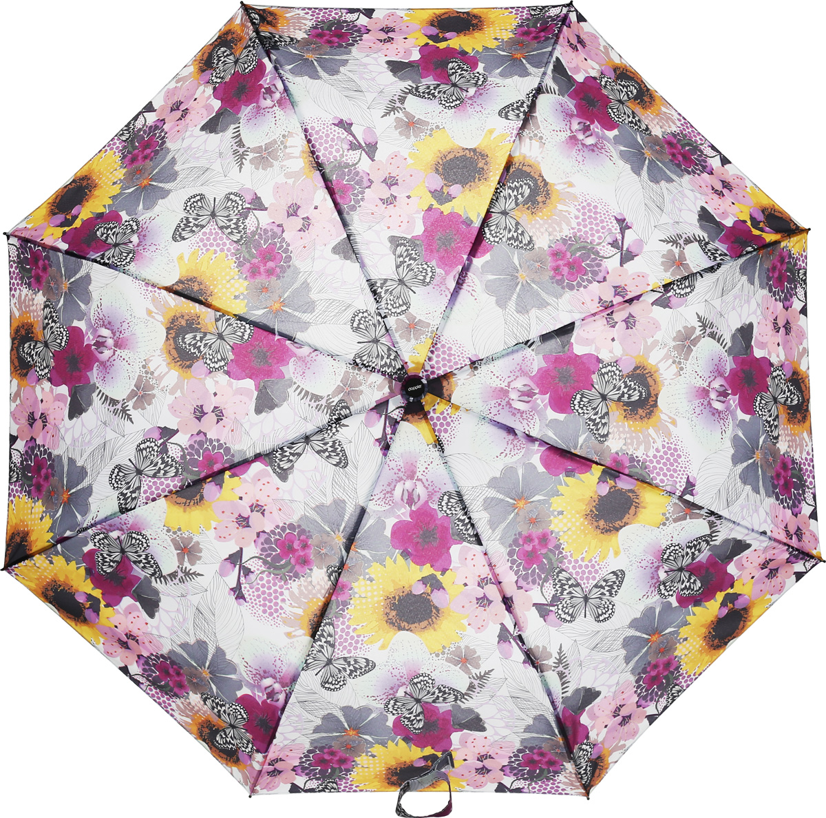 Doppler Зонт Prima Vera, 3 сложения, система антиветер, лакированная ручка. 7441465PV grey butterfliesREM12-CAM-GREENBLACK Doppler Зонт Prima Vera, 3 сложения, система антиветер, лакированная ручка. 7441465PV grey butterfliesREM12-CAM-GREENBLACKЗонт Doppler, всемирно известный бренд, имеющий многолетнюю традицию.