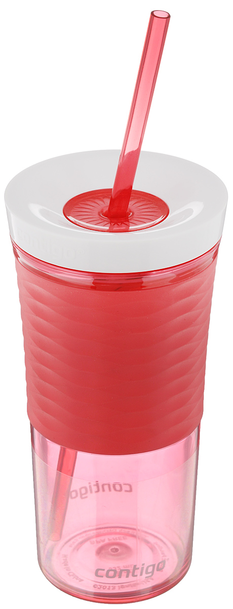 Шейкер Contigo Shake&Go, с трубочкой, цвет: коралловый, белый, 530 млVT-1520(SR) Шейкер Contigo Shake&Go, с трубочкой, цвет: коралловый, белый, 530 млVT-1520(SR)Шейкер Contigo Shake&Go, изготовленный из высококачественного пластика, выполнен в виде стаканчика. Закручивающаяся крышка снабжена отверстием для трубочки (входит в комплект). Шейкер предназначен для холодных напитков и идеально подходит для того, чтобы взять с собой в дорогу воду, морс, смузи, шейк, чай или кофе. Двойные стенки дольше сохраняют напиток холодным. Резиновый ободок на корпусе обеспечивает надежный хват и комфорт во время использования. Вы любитель коктейлей, но времени сходить в бар у вас нет? Не расстраивайтесь. С помощью этого шейкера вы сможете приготовить самый экзотический смешанный напиток у себя дома, чем приятно удивите гостей, родных и близких вам людей. Почувствуйте себя профессиональным барменом! Можно мыть в посудомоечной машине.Диаметр шейкера (по верхнему краю): 7,5 см.Диаметр основания шейкера: 6,5 см.Высота шейкера (с учетом крышки): 17,7 см.Длина трубочки: 25 см.