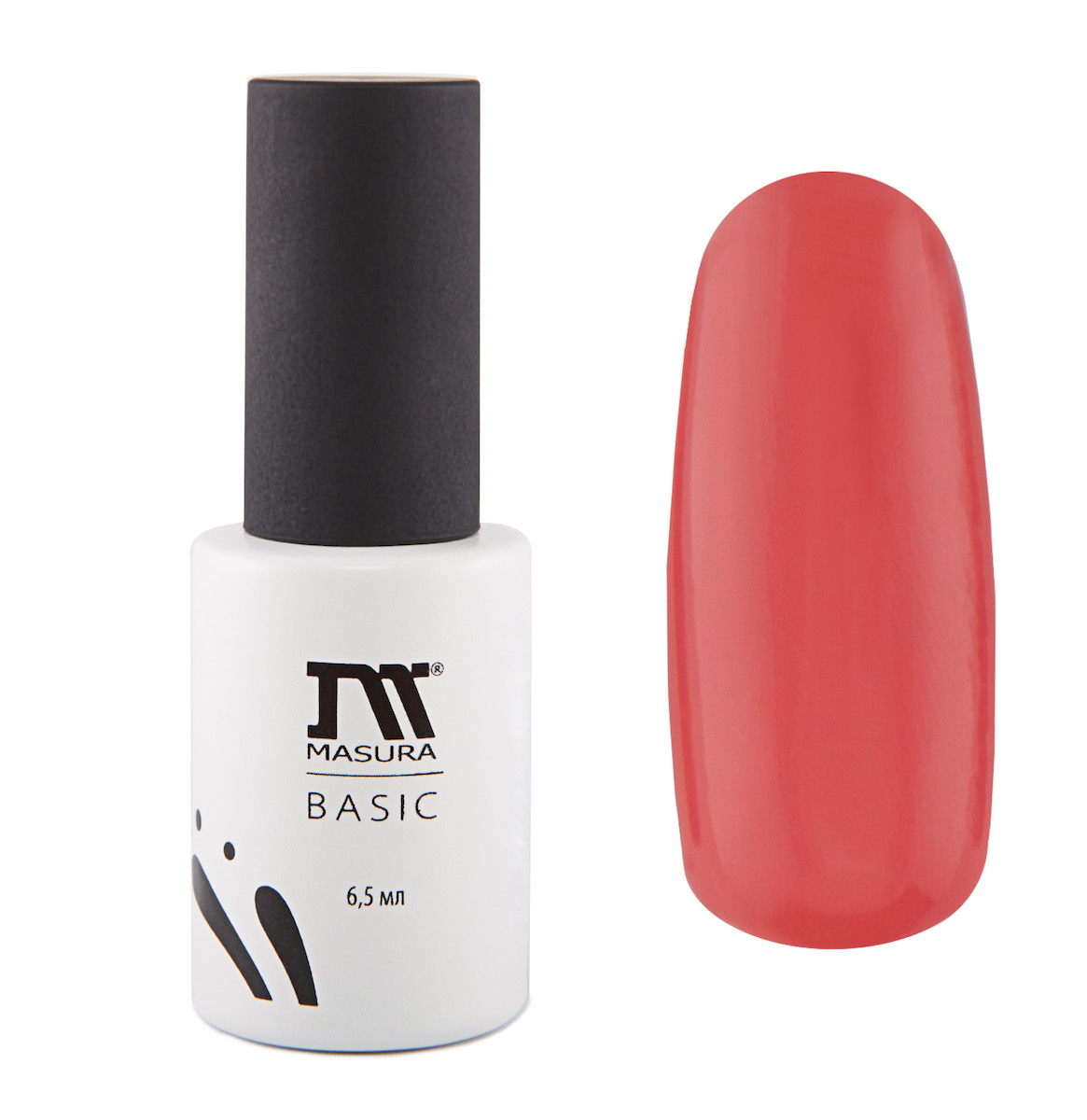 Masura Гель-лак BASIC Рябиновые Бусы 6,5 мл78191 Masura Гель-лак BASIC Рябиновые Бусы 6,5 мл78191Кораллово-оранжевый, без блесток и перламутра, плотный