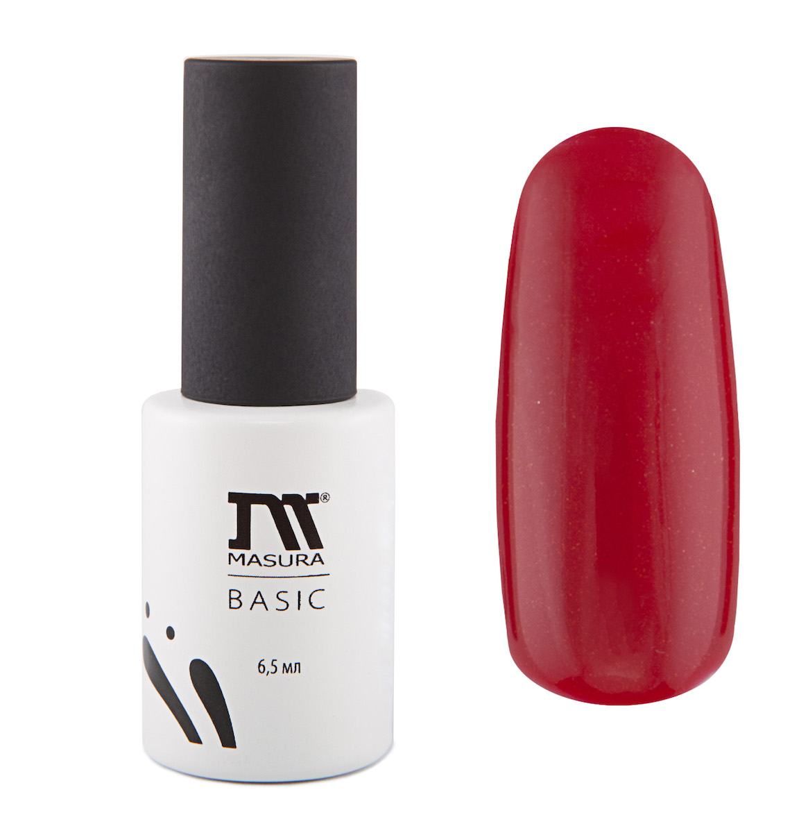 Masura Гель-лак BASIC Земляничное Варенье 6,5 мл78109 Masura Гель-лак BASIC Земляничное Варенье 6,5 мл78109Насыщенный землянично-красный, с микроблестками, плотный