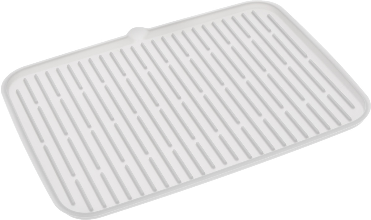 Сушилка для посуды Tescoma Clean Kit, силиконовая, цвет: белый, 42 х 30 см115510 Сушилка для посуды Tescoma Clean Kit, силиконовая, цвет: белый, 42 х 30 см115510Сушилка для посуды Tescoma Clean Kit, выполненная из гибкого силикона, защитит кухонную столешницу от влаги и прекрасно подойдет для хранения помытой посуды. Она оснащена рельефным дном, а также носиком для удобного выливания вода. Ваша посуда высохнет быстрее, если после мойки вы поместите ее на легкую, современную сушилку. Сушилка для посуды Tescoma Clean Kit станет незаменимым атрибутом на вашей кухне.Можно мыть в посудомоечной машине.
