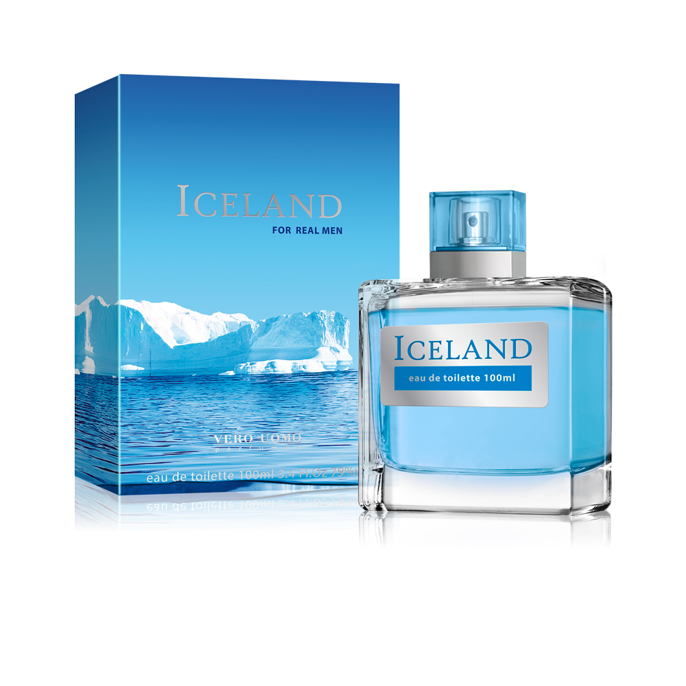 Vero Uomo,Туалетная вода Iceland, мужская 100 млSC-FM20104 Vero Uomo,Туалетная вода Iceland, мужская 100 млSC-FM20104Яркий и взрывной аромат Iceland – воплощение мощной энергии и бесконечной прохлады стихии льда. Вихрь цитрусовых нот продолжается в «сердце» с пряными аккордами имбиря и благородным звучанием фиалковых листьев и розового дерева. Мягкий шлейф окутывает благородными древесными нотами.