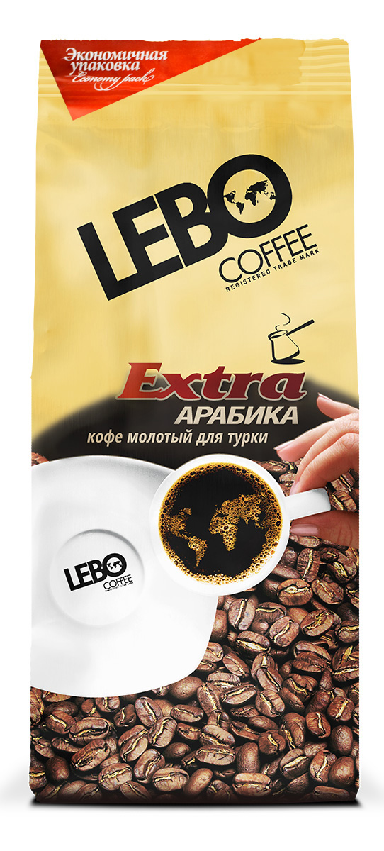 Lebo Extra Арабика кофе молотый, 200 г0120710 Lebo Extra Арабика кофе молотый, 200 г0120710Неповторимый купаж кофе Lebo Extra приготовлен из отборных сортов кофе, выращенных на высокогорных плантациях Центральной и Южной Америки, Африки и Индии. Кофе с богатым ароматом, плотным вкусом, с легкими нотами цитруса и шоколадными полутонами. С самого первого глотка его бодрящий вкус и деликатный, богатый аромат покорит даже самого настоящего гурмана. Идеален для приготовления кофе в турке.