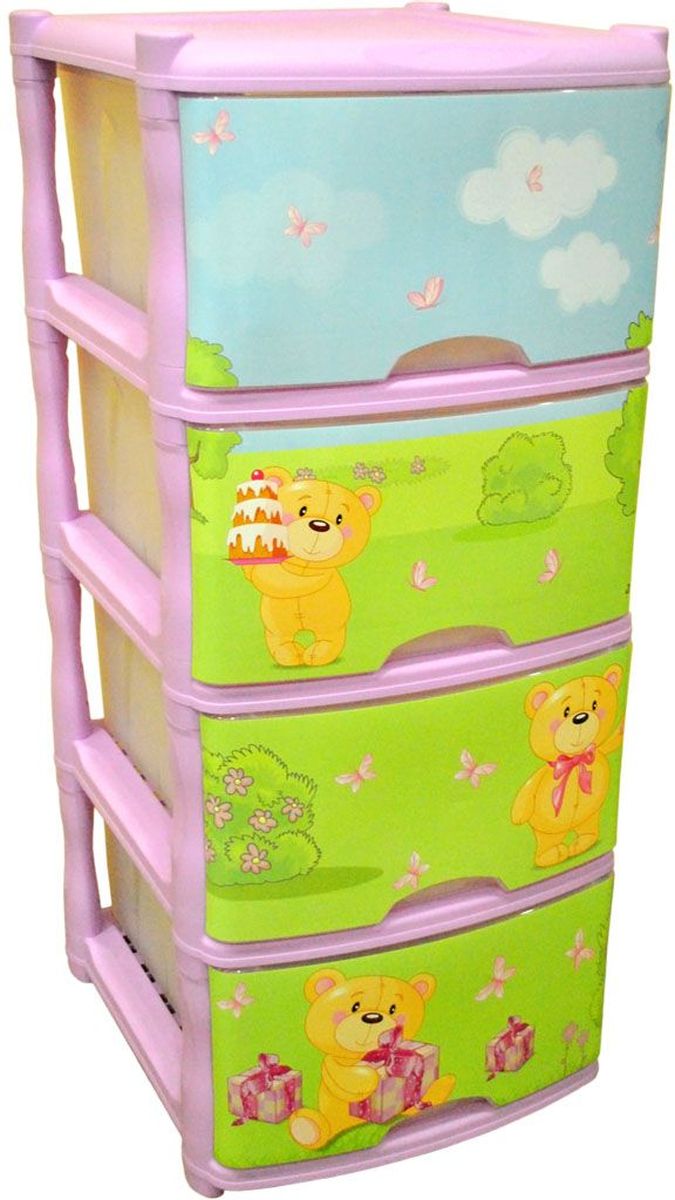 Little Angel Детский комод Bears Tutti 4 ящика цвет лавандовыйS03301004 Little Angel Детский комод Bears Tutti 4 ящика цвет лавандовыйS03301004Вместительный, современный и удобный дизайн комода идеально подойдет для детской комнаты. Сглаженные углы и облегченная конструкция комода безопасны даже для самых активных малышей. Спокойные пастельные цвета комода станут прекрасным дополнением для детской комнаты.