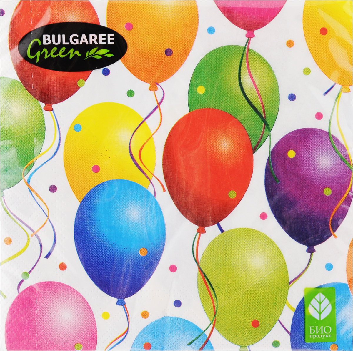 Салфетки бумажные Bulgaree Green Праздник, трехслойные, 33 х 33 см, 20 шт787502 Салфетки бумажные Bulgaree Green Праздник, трехслойные, 33 х 33 см, 20 шт787502Декоративные трехслойные салфетки Bulgaree Green Праздниквыполнены из 100%целлюлозы европейского качества и оформлены ярким рисунком. Изделиястанут отличнымдополнением любого праздничного стола. Они отличаются необычноймягкостью,прочностью и оригинальностью.Размер салфеток в развернутом виде: 33 х 33 см.