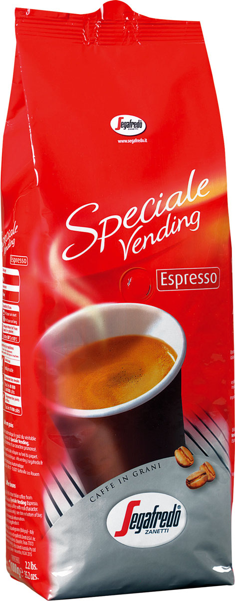 Segafredo Vending Espresso кофе в зернах, 1 кг0120710 Segafredo Vending Espresso кофе в зернах, 1 кг0120710Segafredo Vending Espresso - кофе, разработанный специально для вендингового оборудования и автоматических кофемашин. Традиционный итальянский насыщенный кофе, с интенсивным вкусом и сильным характером.