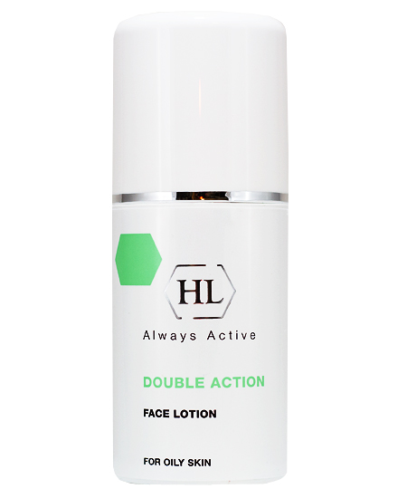 Holy Land Лосьон для лица Double Action Face Lotion, 125 млFS-00897 Holy Land Лосьон для лица Double Action Face Lotion, 125 млFS-00897Спиртовой лосьон для жирной и проблемной кожи лица и тела. Благодаря высокому содержанию эфирных масел не сушит кожу.Действие:Эффективно очищает кожу от загрязнений и избыточного секрета сальных желез.Дезинфицирует.Сокращает поры.Ускоряет заживление повреждений кожи.Уменьшает зуд.Тонизирует кожу, создает ощущение свежести.Активные компоненты: Содержит спирт (подсушивающее и дезинфицирующее действие), лимонную кислоту (действие: антисептическое, противозудное, отбеливающее, нормализующее рН кожи), камфору и эфирные масляные экстракты целебных трав:Эвкалиптовое масло оказывает антисептическое, противовоспалительное и тонизирующее действие. Эффективно для лечения различных видов поверхностных поражений, от порезов и царапин до фурункулов и других воспалений на поверхности кожи. Масло мяты перечной содержит ментол, являющийся природным антисептиком. Дезинфицирует и успокаивает кожу, стимулирует местное кровоснабжение. Освежает кожу, улучшает цвет лица, стягивает поры, регулирует производство кожного сала. Гвоздичное масло натуральный антисептический, антибактериальный и успокаивающий компонент. Обладает очищающими и разогревающими свойствами.