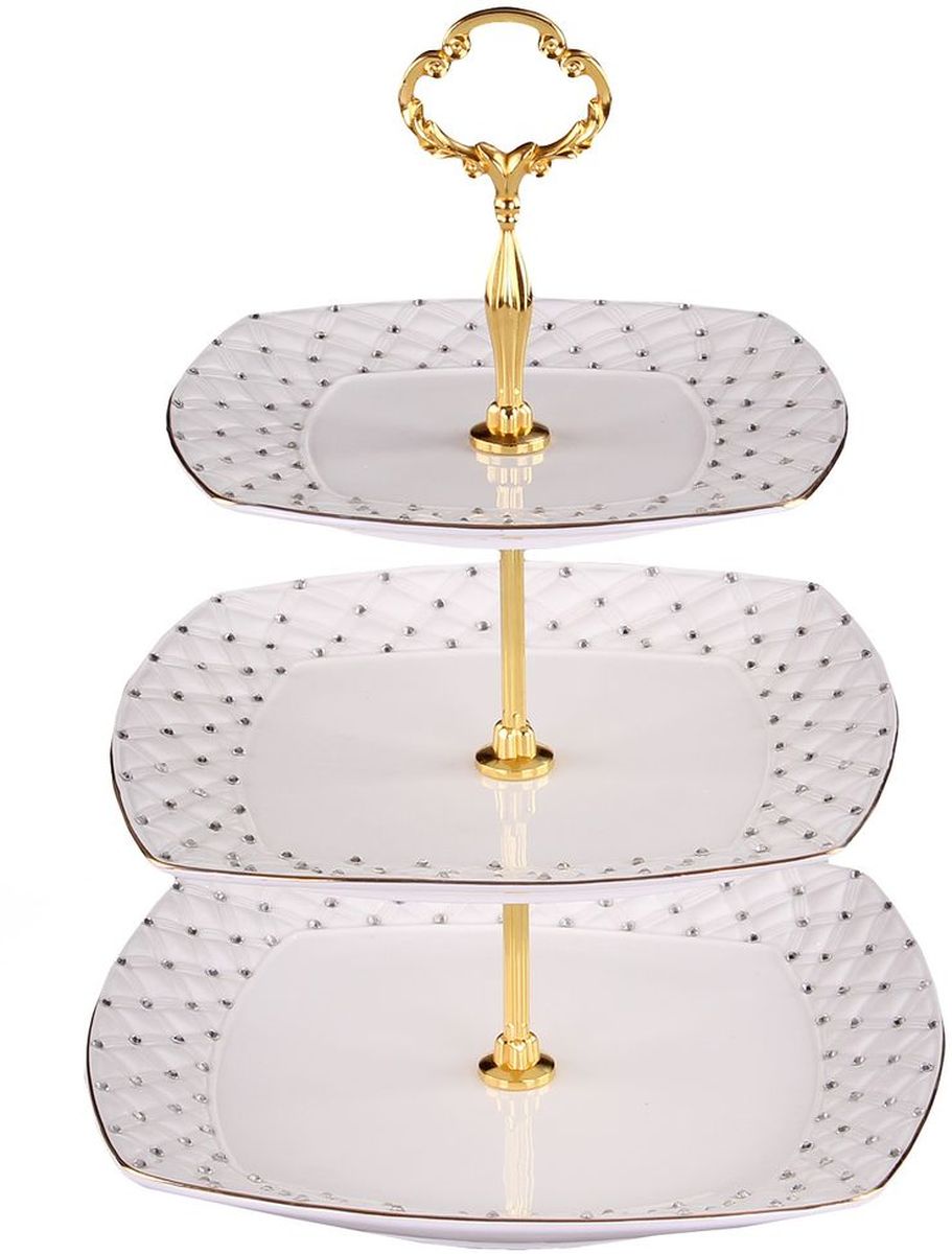 Этажерка 3-ёх ярусная 19*21*25 см PATRICIA115510 Этажерка 3-ёх ярусная 19*21*25 см PATRICIA115510Эта этажерка прекрасно подойдет для сервировки вашего стола сладостями или небольшими закусками.