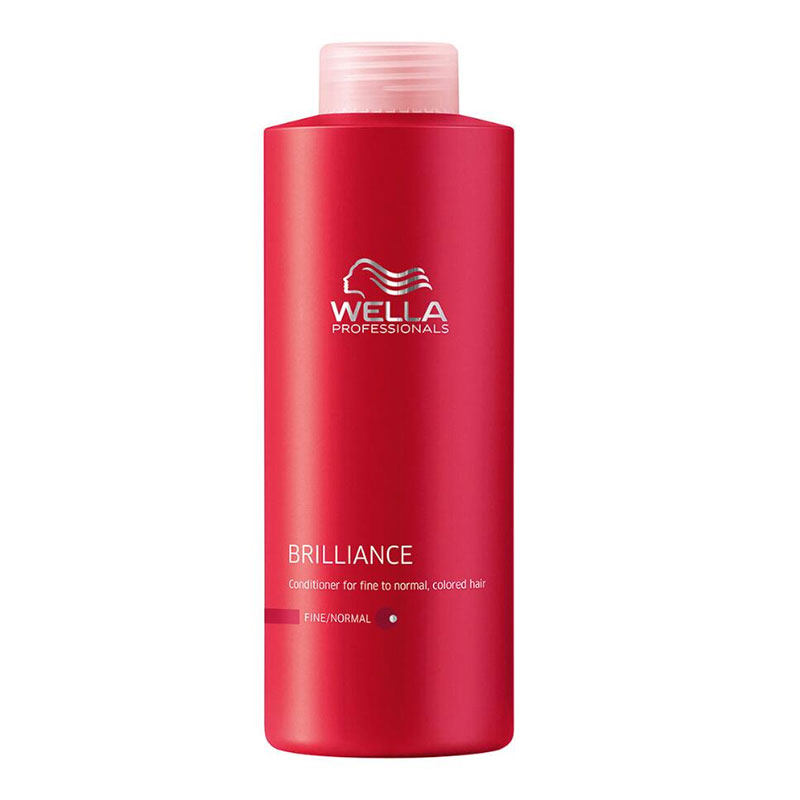 Wella Бальзам Brilliance Line для окрашенных жестких волос, 1000 млFS-00897 Wella Бальзам Brilliance Line для окрашенных жестких волос, 1000 млFS-00897Для интенсивного ухода за жесткими окрашенными волосами стоит воспользоваться новинкой серии Brilliance - бальзамом, который окажет комплексное, активное воздействие. Увлажнение, антистатический эффект, смягчение кожи и волос именно таким действием обладает бальзам. Благодаря уникальному составу средства, каждый волос будет иметь защитный эластичный слой, который усилит цвет и блеск волос. Использование бальзама улучшает состояние волос, они становятся более послушными, гладкими и блестящими, также обеспечивается дополнительный объем при укладке.Результатом использования бальзама для окрашенных жестких волос является придание силы и упругости волосам, продление сияния и яркости цвета.В состав входят такие компоненты, как пантенол, катионоактивный полимер, экстракт орхидеи, глиоксиловая кислота, витамин Е, бриллиантовая пыльца.