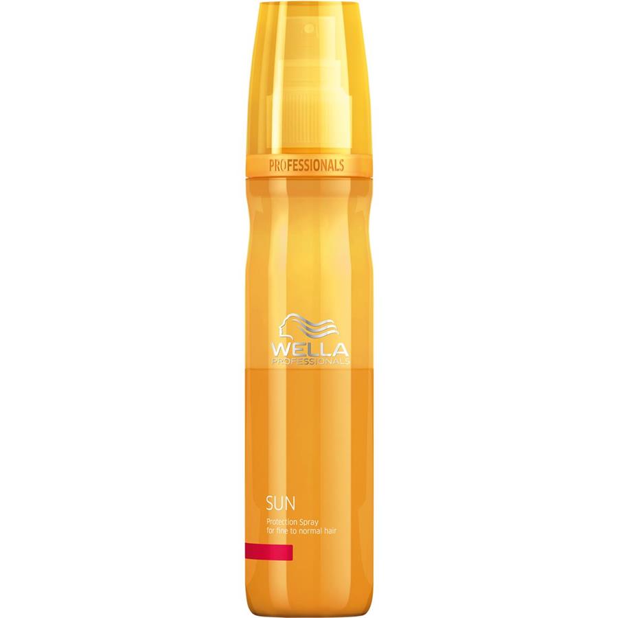 Wella Солнцезащитный спрей Sun, 150 мл72523WD Wella Солнцезащитный спрей Sun, 150 мл72523WDНормальные и тонкие волосы тоже нуждаются в защите, особенно если речь идет о пребывании на солнце. Солнцезащитный спрей из серии Wella SUN защитит волосы от воздействия ультрафиолетовых лучей, в его основе лежит инновационная двухфазная формула: средство не только защищает, но и увлажняет ваши локоны, дарит им блеск, делает мягкими на ощупь.
