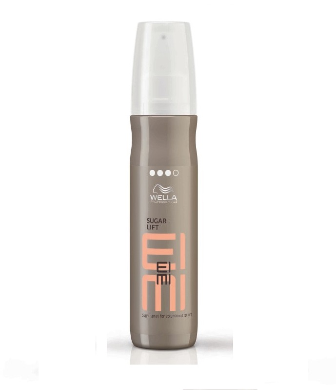Wella Сахарный спрей для объемной текстуры EIMI Sugar Lift, 150 млFS-00897 Wella Сахарный спрей для объемной текстуры EIMI Sugar Lift, 150 млFS-00897Sugar Lift-Сахарный спрей для объемной текстурыСкажите объему ДА.Одновременно натуральный объем, чувственные локоны, изысканный блеск и надежная фиксация. Легко!Формула SUGAR LIFT обогащена кристаллами настоящего сахара и полимерами. Вместе они - идеальное сочетание для создания чувственных образов, подчеркнутых естественным объемом.Этот эластичный спрей обогащен сахаром для придания объема, сияния и восхитительно осязаемой текстуры.