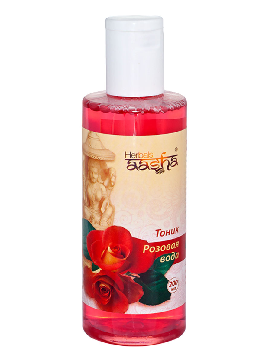 Aasha Herbals Тоник для лица Розовая вода, 200 млFS-36054 Aasha Herbals Тоник для лица Розовая вода, 200 млFS-36054Тоник на основе натуральной розовой воды тонизирует и освежает кожу лица, способствует устранению прыщей, угревых высыпаний, очищает кожу от жира и грязи, улучшает цвет лица. Придает коже тонкий аромат розы. Можно применять для снятия макияжа. Для любого типа кожи.