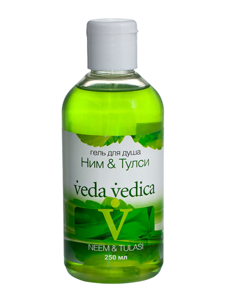 Veda Vedica Гель для душа Ним и Тулси, 250 мл8906015080919 Veda Vedica Гель для душа Ним и Тулси, 250 мл8906015080919Эффективное очищающее средство на основе экстрактов нима и тулси (базилик). Очищает, успокаивает и смягчает кожу, улучшает кровообращение. Легко пенится и смывается. Поддерживает тонкий аромат в течении дня. Для нормальной кожи.