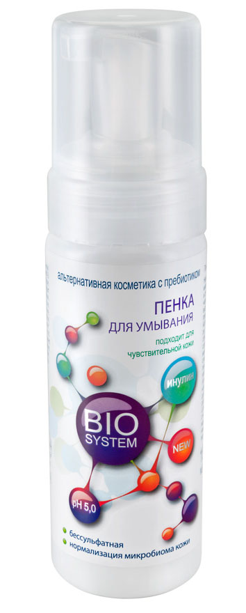 Bio System Пенка для умывания, 160 мл72523WD Bio System Пенка для умывания, 160 мл72523WDНежное облачко бессульфатной пенки мягко очистит кожу без пересушивания и стягивания. Инновационный пребиотический комплекс YogurteneBalance, входящий в состав этого средства, представляет собой смесь сухого йогурта и пребиотика инулина. Благодаря пребиотической активности, способствует восстановлению и сохранению здорового баланса микробиома кожи. Пенка содержит специальный биомиметический комплекс компонентов натурального увлажняющего фактора кожи (аминокислоты, лактат натрия, пирролидонкарбоновая кислота), который способствует долговременному удержанию влаги в роговом слое эпидермиса. Компонент Lamesoft PO65 формирует на поверхности кожи невидимую, дышащую мантию, препятствующую пересушиванию, защищающую ее от агрессивных воздействий.