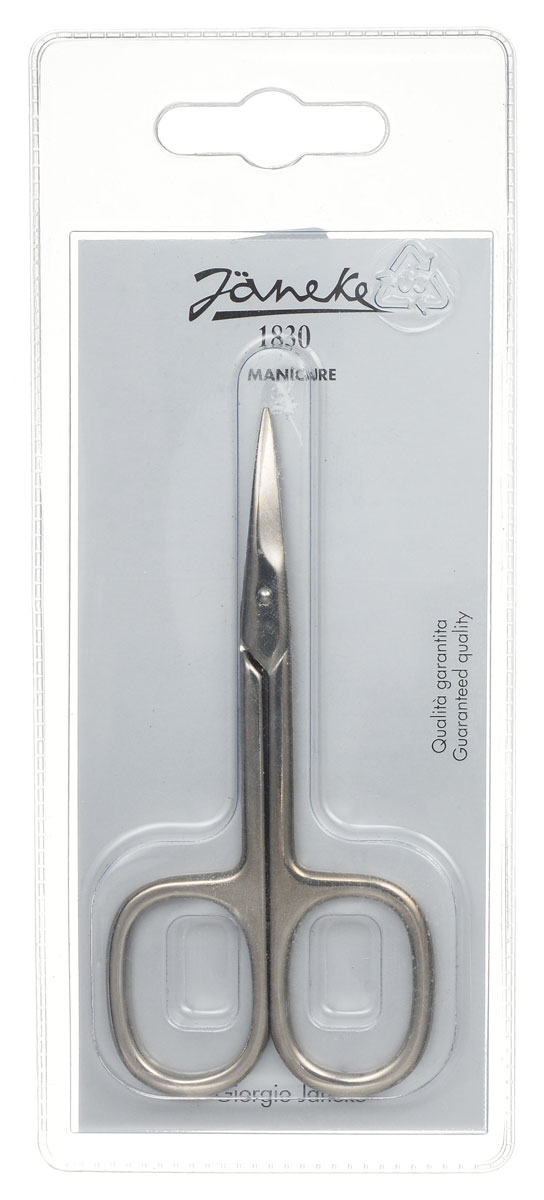 Janeke Ножницы маникюрные, закругленные. MP11835344 Janeke Ножницы маникюрные, закругленные. MP11835344Маникюрные ножницы Janeke изготовлены из высококачественной стали Solingen и предназначены как для домашнего использования, так и в области профессионального маникюра.Лезвия плотно сходятся, режут точно и с минимумом усилий. Товар сертифицирован.