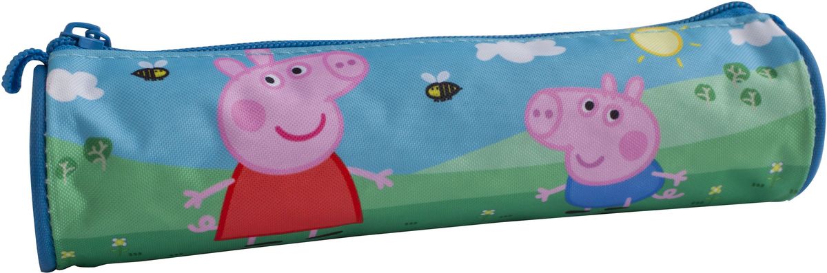 Peppa Pig Пенал Пеппа и Джордж72523WD Peppa Pig Пенал Пеппа и Джордж72523WDЯркий пенал-тубус на молнии от Peppa Pig Пеппа и Джордж с изображением обаятельных героев мультфильма обязательно придется по душе вашему малышу.Пенал надежно сохранит все мелкие школьные принадлежности в целости и сохранности, защитив их от влаги. Аксессуар изготовлен из износостойкой, водонепроницаемой ткани, поэтому служить будет долго. Изделие декорировано ярким принтом с изображением Пеппы и ее друга Джорджа.Такой прочный пенал от Peppa Pig Пеппа и Джордж всегда поместиться в рюкзак вашего ребенка и займет нужное место среди его школьных аксессуаров.
