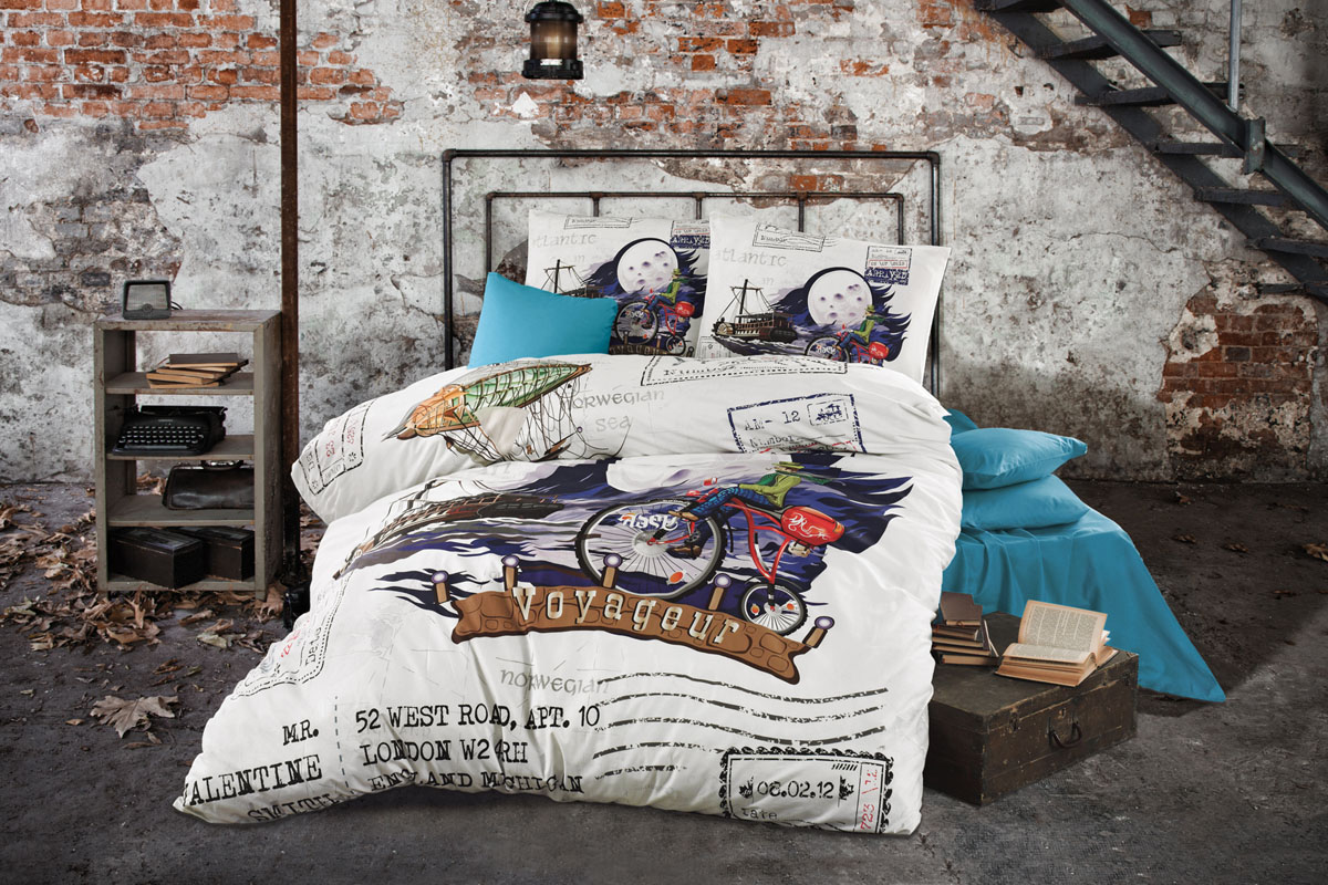 Комплект белья Issimo Home Atlantic Ocean, 1,5-спальный, наволочки 50x70. 4644391602 Комплект белья Issimo Home Atlantic Ocean, 1,5-спальный, наволочки 50x70. 4644391602Все белье Issimo – это образец качества. Ровные швы, качественный хлопок, четкие рисунки на тканях, которые не полиняют и не потеряют яркости долгое время – все это говорит о строгом отношении производителя к своей продукции. Белье сшито из ранфорса, материала, очень мягкого и приятного на ощупь. К тому же он обладает отличными гигроскопичными, антистатичными и гипоаллергенными свойствами. Ранфорс – это удивительный материал. Летом в таком постельном белье будет прохладно, а зимой оно, наоборот, хорошо сохранит тепло вашего тела.