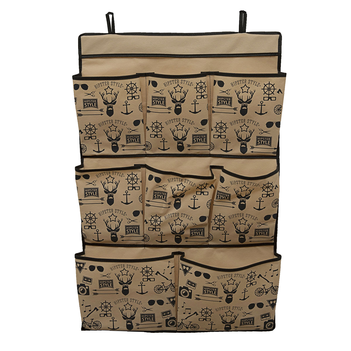 Органайзер для хранения вещей Homsu Hipster Style, подвесной, 75 х 50 х 5 смRG-D31S Органайзер для хранения вещей Homsu Hipster Style, подвесной, 75 х 50 х 5 смRG-D31SПодвесной органайзер для хранения вещей Homsu Hipster Style изготовлен из высококачественного нетканого материала (полиэстер). Изделие позволяет сохранить естественную вентиляцию, а воздуху свободно проникать внутрь, не пропуская пыль. Органайзер оснащен 8 раздельными секциями. Идеально подходит для хранения разных мелочей в шкафу. Мобильность конструкции обеспечивает складывание и раскладывание одним движением. Размер органайзера: 75 х 50 х 5 см.