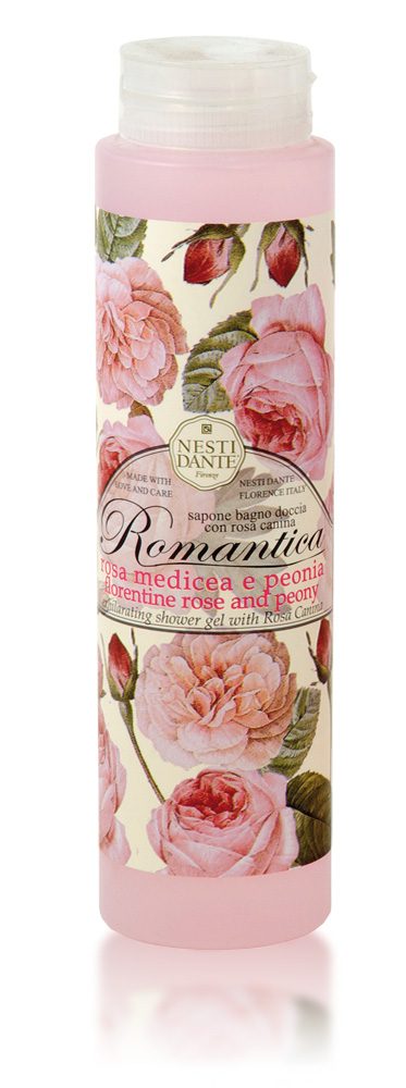 Nesti Dante Гель для душа Romantica. Флорентийская роза и пион, 300 мл1112-1 Nesti Dante Гель для душа Romantica. Флорентийская роза и пион, 300 мл1112-1Гель для душа Romantica. Флорентийская роза и пион создан для ухода за кожей в душе. Дуэт Флорентиской Розы и Пиона превращается в чувственную цветочную композицию. Натуральные цветочные экстракты - формула здоровой красоты. Уникальность этого геля для душа состоит в том, что технология производства аналогична технологии производства твердого мыла, что является отличительной чертой от гелей других производителей.Товар сертифицирован.