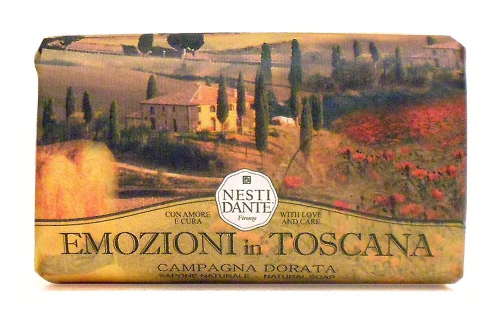 Nesti Dante Мыло Emozioni In Toscana. Золотая осень, 250 гSatin Hair 7 BR730MN Nesti Dante Мыло Emozioni In Toscana. Золотая осень, 250 гSatin Hair 7 BR730MNВеликолепное растительное мыло премиум-класса Nesti Dante Emozioni In Toscana. Золотая осень изготовлено по старинным рецептам и по традиционной котловой технологии, в составе мыла только натуральные оливковое и пальмовое масло высочайшего качества, для ароматизации использованы органические эфирные масла. Ежедневный ритуал красоты, любви и заботы не только для тела, но и для души.Однажды познакомившись со столь разной пленяющей Тосканой, вы будете вновь и вновь возвращаться к воспоминаниям и грезам о ее пламенных лесах, лугах, маленьких городишках, скалистых побережьях, терракотовых деревушках и волнующих ароматах Тосканы. Мыло Золотая осеньпитает кожу рук и тела, обладает теплым, насыщенным ароматом маков, земли и солнца. Изысканная флорентийская бумага, в которую завернуто мыло, расписана акварелью, на каждом кусочке мыла выгравирована надпись With Love And Care (С любовью и заботой). Товар сертифицирован.