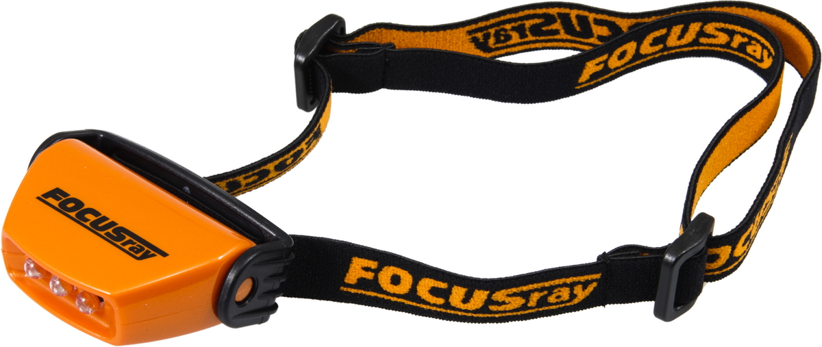 Фонарь налобный FOCUSray. FR-520Фонарь Focusray FR-520 Фонарь налобный FOCUSray. FR-520Фонарь Focusray FR-520Налобный фонарь FOCUSray предназначен для освещения местности, работы в труднодоступных и затемненных местах, будет полезен в хобби и туризме. Он крепится к голове регулирующими резинками, оставляя обе руки свободными и не стесняя движений. Включение и смена режимов регулируются всего одной кнопкой, находящейся на корпусе прибора. Фонарь обладает брызгозащитой, но полностью герметичным не является, поэтому погружать в воду его нельзя. Имеет 2 режима свечения: обычный и мигающий. Работает фонарь от одной батарейки типа ААА (не входит в комплект).Количество диодов: 3.Дальность свечения: 40 м.