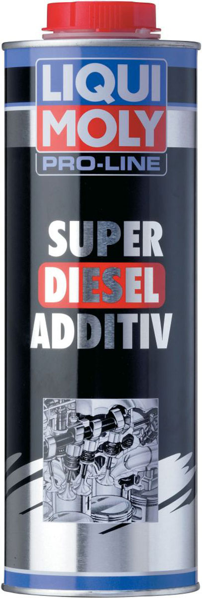 Модификатор дизельного топлива Liqui Moly Pro-Line Super Diesel Additiv, 1 лS03301004 Модификатор дизельного топлива Liqui Moly Pro-Line Super Diesel Additiv, 1 лS03301004Liqui Moly Pro-Line Super Diesel Additiv - это профессиональный модификатор топлива для повышения цетанового числа для применения на АЗС, предприятиях и в транспортных компаниях. Повышает воспламеняемость холодного топлива, что улучшает холодный пуск дизельного двигателя. Обладает комплексным очищающими, защитным и смазывающим действием на всю топливную систему. Повышает силовые показатели двигателя за счет повышения качества сгорания топлива.Особенности:Обеспечивает чистоту и предотвращает отложения в топливной системе и камере сгорания.Поддерживает чистоту впрыскивающих форсунок, обеспечивает оптимальное сгорание в двигателе, что ведет к малому удельному расходу топлива и максимальной мощности двигателя.Предотвращает пригорание и осмоление форсуночных игл.Повышает смазочный эффект дизельного топлива с малым содержанием серы (low sulphur diesel согласно DIN EN 590) и защищает распределительный топливный насос от износа.Повышает цетановое число ДТ, и смягчает процесс сгорания.Содержит антиоксидант и предотвращает коррозию.Совместимость с любыми современными дизельными окислительными катализаторами.Основа: комбинация присадок в жидкости-носителе.Товар сертифицирован.