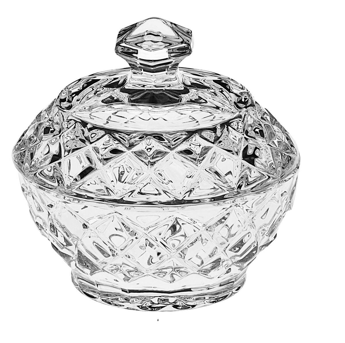 Доза Crystal Bohemia, диаметр 9,6 смVT-1520(SR) Доза Crystal Bohemia, диаметр 9,6 смVT-1520(SR)Доза Crystal Bohemia выполнена из прочного высококачественного хрусталя. Она излучает приятный блеск и издает мелодичный звон. Доза сочетает в себе изысканный дизайн с максимальной функциональностью. Доза не только украсит дом и подчеркнет ваш прекрасный вкус, но и станет отличным подарком.