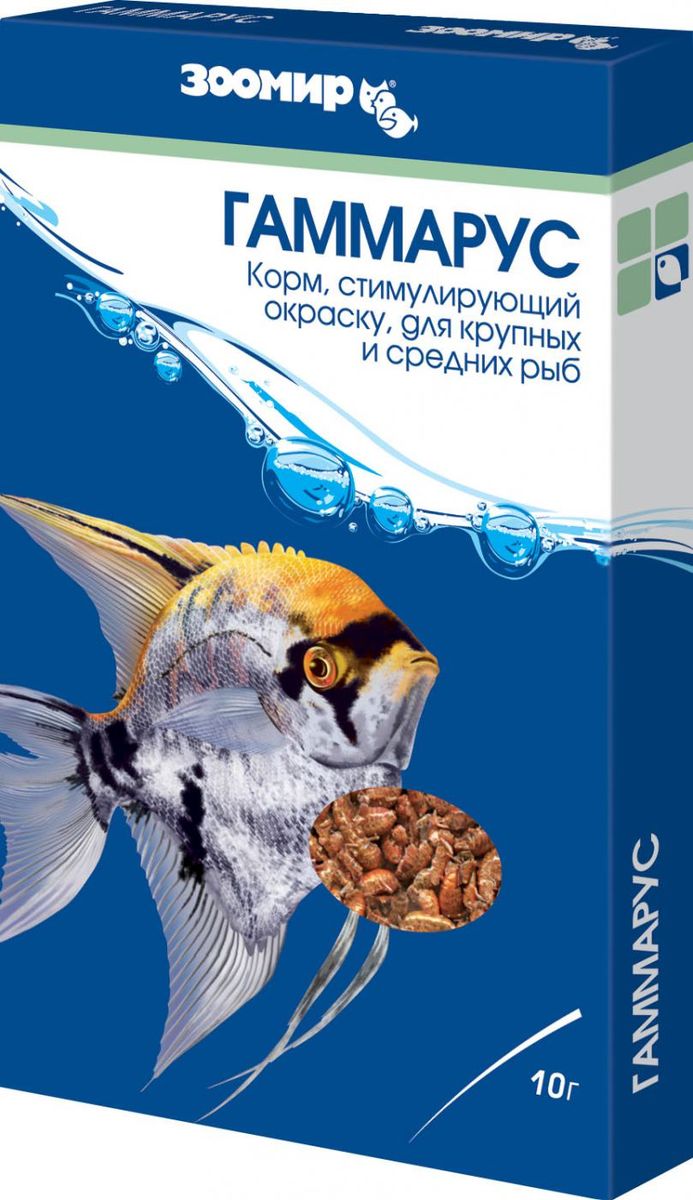 Корм для рыб Зоомир Гаммарус, 10 г0120710 Корм для рыб Зоомир Гаммарус, 10 г0120710Корм для рыб Зоомир Гаммарус - отличается высоким содержанием веществ, укрепляющих здоровье рыб и повышающих интенсивность их естественной окраски.Рекомендуется для всех видов аквариумных рыб, как пресноводных, так и морских. Гаммарус - пресноводные рачки, обитающие в крупных озерах Сибири. Этот рачок является важной составляющей кормового рациона водяных и сухопутных черепах и других обитателей аквариумов и террариумов. Состав: гаммарус естественной сушки.Товар сертифицирован.