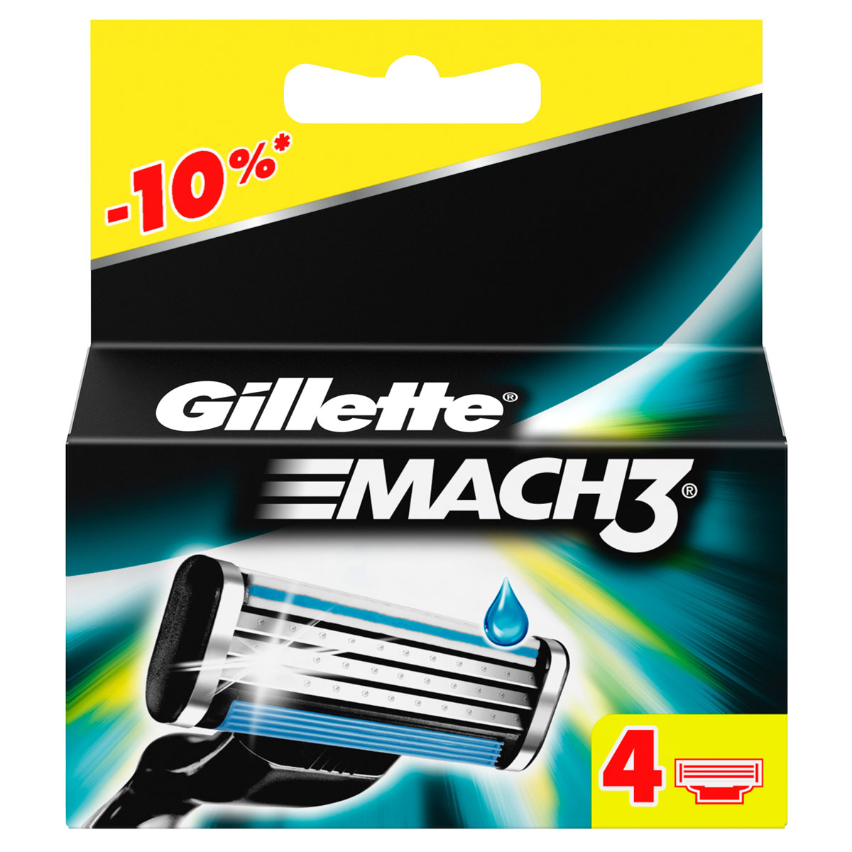 Сменные кассеты для бритья Gillette Mach 3, 4 шт.1301210 Сменные кассеты для бритья Gillette Mach 3, 4 шт.1301210Даже 10-ое бритье Mach3 комфортнее 1-го одноразовой бритвой.Почувствуйте исключительную эффективность Mach3! Это бритва включает в себя гелевую полоску, которая способствует скольжению и защищает кожу от покраснения, также полоска исчезает, когда кассету пора менять. Плавающая головка обеспечивает тесный контакт лезвий с кожей, удобная ручка адаптируется к контурам лица для более легкого и комфортного бритья (по сравнению с одноразовыми бритвенными станками Blueell Plus). Даже после десятого использования бритвы ощущения более приятные, чем от одноразовых станков (по сравнению с одноразовыми станками для бритья Bluell Plus).По сравнению с Gillette BlueII Plus Срок хранения – 5 лет.Страна производства – Польша. Характеристики:Комплектация: 4 сменные кассеты. Товар сертифицирован.Состав смазывающей полоски: PEG-115M, PEG-7M, PEG-100, BHT, TOCOPHERYL ACETATE.