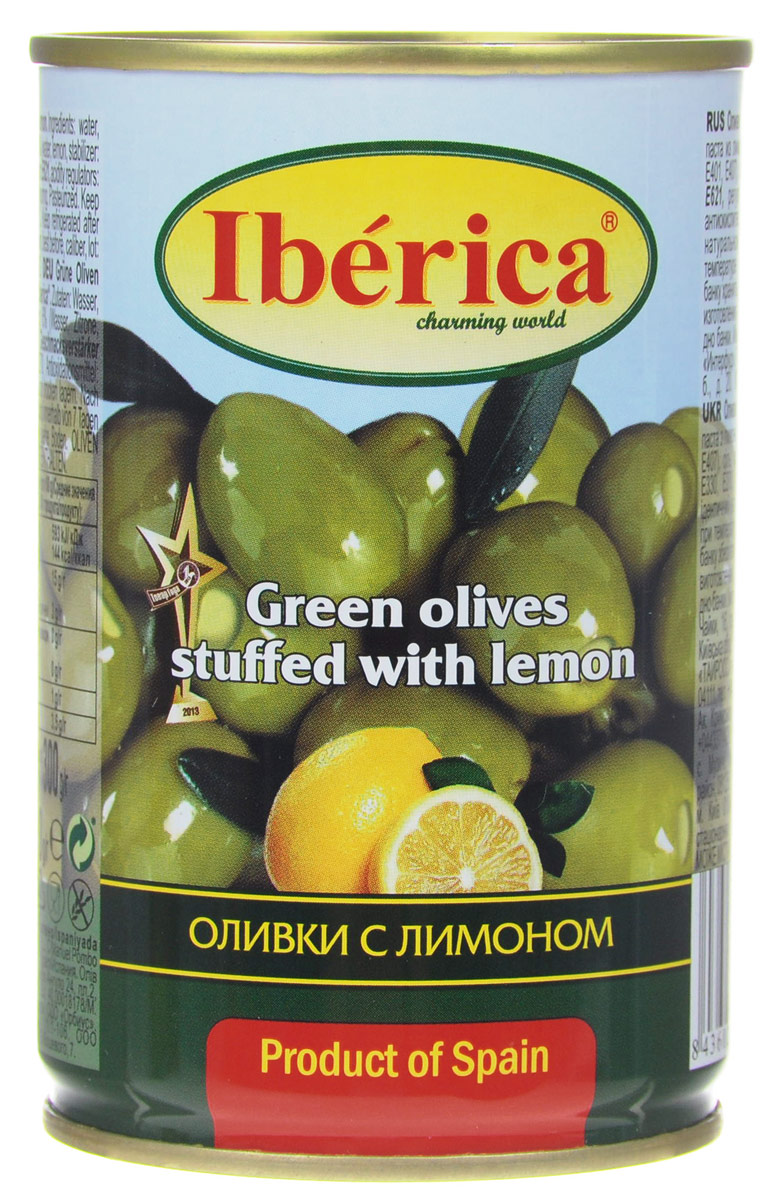 Iberica оливки с лимоном, 300 г0120710 Iberica оливки с лимоном, 300 г0120710Превосходные оливки Iberica с лимоном. Оливки и маслины Iberica - давно знакомый потребителям бренд, один из лидеров в данной категории продуктов.