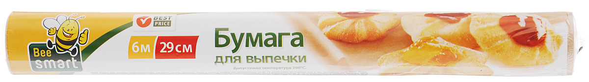 Бумага для выпечки Beesmart, непригорающая, 30 х 600 см115510 Бумага для выпечки Beesmart, непригорающая, 30 х 600 см115510Бумага Beesmart, изготовленная из 100% целлюлозы, предназначена для выпекания пирогов, пирожных, пиццы и других кондитерских и хлебобулочных изделий в духовых шкафах или микроволновке. Бумага силиконизирована с обеих сторон. Она позволят готовить без использования маргарина и жира, способствует сохранению как вкусовых, так и полезных свойств мучных изделий.Предназначена для многократного использования. Такая бумага идеально подходит для любого метода приготовления пищи.Изделие можно использовать при температуредо 220°С и не допускать прямого контакта соткрытым пламенем и стенками духовки.Размер: 30 х 600 см.