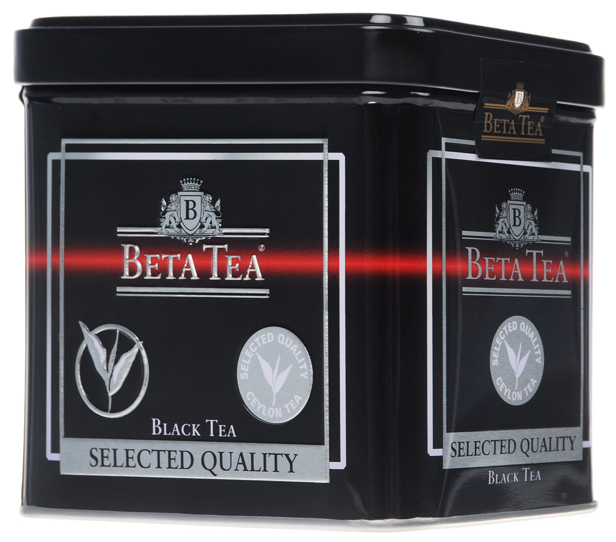 Beta Tea Отборное качество черный листовой чай, 100 г (жестяная банка)0784-12 Beta Tea Отборное качество черный листовой чай, 100 г (жестяная банка)0784-12Этот сорт чая поставляют лучшие чайные плантации Шри-Ланки. Любители крепкого чая с терпким вкусом по достоинству оценят Beta Tea Отборное качество.