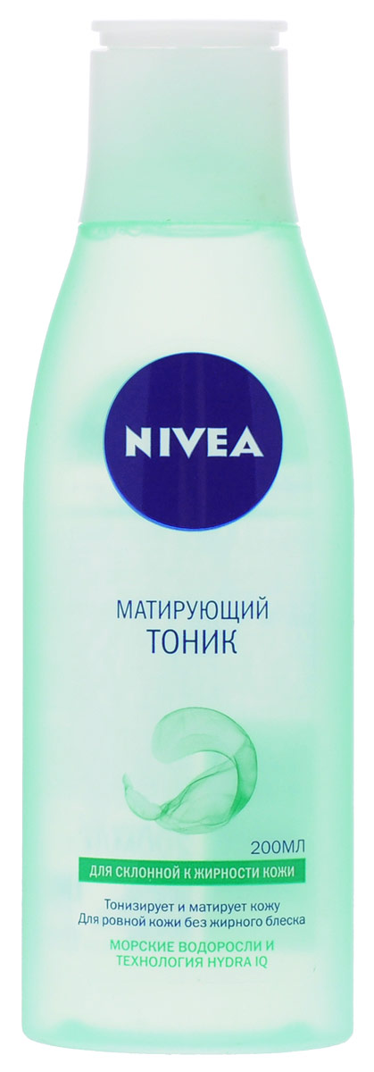 NIVEA Матирующий тоник для склонной к жирности кожи 200 мл72523WD NIVEA Матирующий тоник для склонной к жирности кожи 200 мл72523WDОчищающий тоник Nivea Visage Aqua Effect тонизирует и матирует кожу. Для ровной кожи без жирного блеска. Тоник с морскими водорослями и Hydra IQ: Глубоко очищает кожу, устраняя загрязнения. Регулирует работу сальных желез, устраняя жирный блеск.Поддерживает природный баланс увлажненности кожи. Характеристики:Объем: 200 мл. Артикул: 81171. Производитель: Германия. Товар сертифицирован.