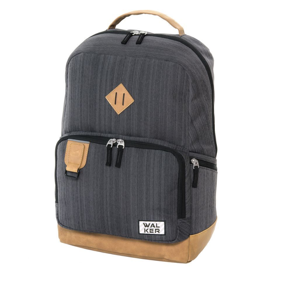 Walker Рюкзак Pure Concept72523WD Walker Рюкзак Pure Concept72523WDРюкзак Walker Pure Concept - это современный многофункциональный молодежный рюкзак, который выполнен из прочного износостойкого материала высокого качества.Рюкзак имеет одно основное отделение, закрывающееся на молнию с двумя бегунками. Внутри отделения находятся два открытых сетчатых кармана, а также мягкий карман на липучке для различных гаджетов. Рюкзак оснащен тремя боковыми карманами. На лицевой стороне рюкзака расположен накладной карман на молнии, внутри которого имеется органайзер и прорезной карман на застежке-молнии. Рюкзак оснащен удобной текстильной ручкой для переноски в руке. Мягкие широкие лямки позволяют легко и быстро отрегулировать рюкзак в соответствии с ростом. Также рюкзак дополнен светоотражающими элементами.Этот рюкзак разработан специально для людей стильных и модных, любящих быть в центре внимания.