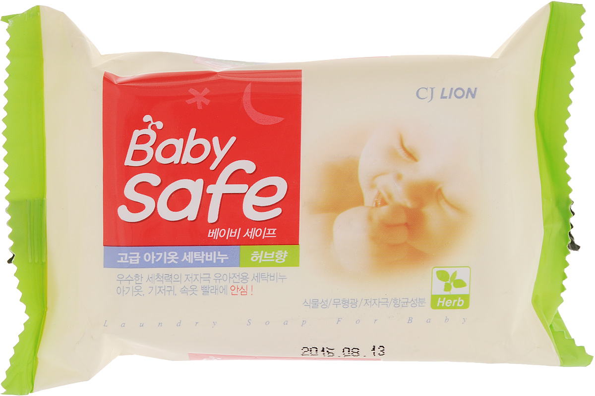 Мыло для стирки детских вещей Cj Lion Baby Safe, с ароматом трав, 190 г106-026 Мыло для стирки детских вещей Cj Lion Baby Safe, с ароматом трав, 190 г106-026Мыло для стирки детских вещей Cj Lion Baby Safe эффективно удаляет загрязнения, нейтрализует запахи, легко справляется с загрязнениями и хорошо выполаскивается. Мыло отлично отстирывает, не раздражает детскую кожу, смывает бактерии и микробы. Теперь вы можете быть спокойны за стирку детских вещей и белья. Состав: слабощелочная мыльная основа (98%), антибактериальный компонент. Товар сертифицирован.