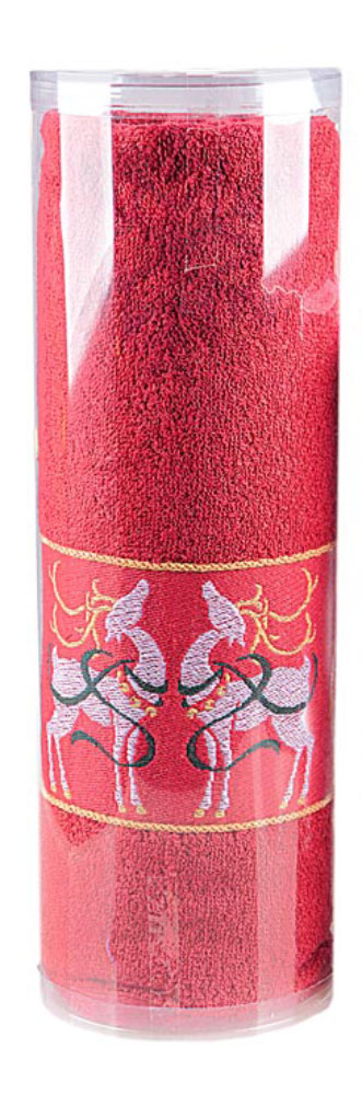 Полотенце Soavita Deer, цвет: красный, 70 х 130 см1004900000360 Полотенце Soavita Deer, цвет: красный, 70 х 130 см1004900000360Махровое полотенце Soavita Deer выполнено из хлопка. Полотенца используются для протирки различных поверхностей, также широко применяются в быту.Такой набор станет отличным вариантом для практичной и современной хозяйки.Махровое полотно создается из хлопковых нитей, которые, в свою очередь, прядутся из множества хлопковых волокон. Чем длиннее эти волокна, тем прочнее будет нить, и, соответственно, изделие. Длина составляющих хлопковую нить волокон влияет и на фактуру получаемой ткани: чем они длиннее, тем мягче и пушистее получится махровое изделие, тем лучше будет впитывать изделие воду. Хотя на впитывающие качество махры - ее гигроскопичность, не в последнюю очередь влияет состав волокна. Мягкая махровая ткань отлично впитывает влагу и быстро сохнет.Размер полотенца: 70 х 130 см.