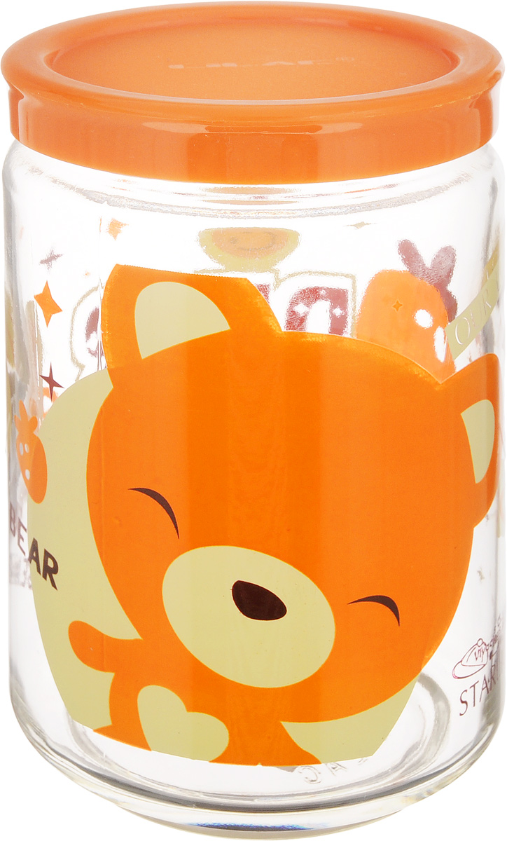 Банка для сыпучих продуктов Lilac Bear, 600 млVT-1520(SR) Банка для сыпучих продуктов Lilac Bear, 600 млVT-1520(SR)Банка Lilac Bear, изготовленная из стекла, снабжена пластиковой крышкой, которая плотно и герметично закрывается, дольше сохраняя аромат и свежесть содержимого. Изделие подходит для хранения сыпучих продуктов: круп, специй, сахара, соли и многого другого. Такая банка станет полезным приобретением и пригодится на любой кухне.Диаметр (по верхнему краю): 8 см.Высота (с учетом крышки): 13,5 см.