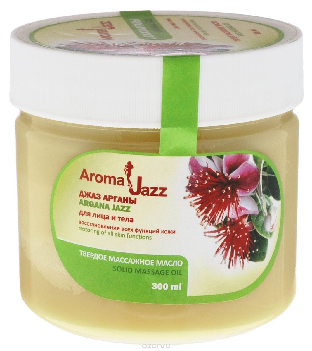 Aroma Jazz Твердое масло питательное Джаз арганы, 300 мл65100657 Aroma Jazz Твердое масло питательное Джаз арганы, 300 мл65100657Действие: способствует омоложению кожи и устранению морщин, смягчает и увлажняет, снимает ощущение стянутости и предотвращает пересыхание, снимает раздражение. Масло применяют для ухода за нежной чувствительной кожей. Являясь хорошим ранозаживляющим средством, Противопоказания: индивидуальная непереносимость компонентов продукта. Срок хранения: 24 месяца. После вскрытия упаковки использовать в течение 6 месяцев.