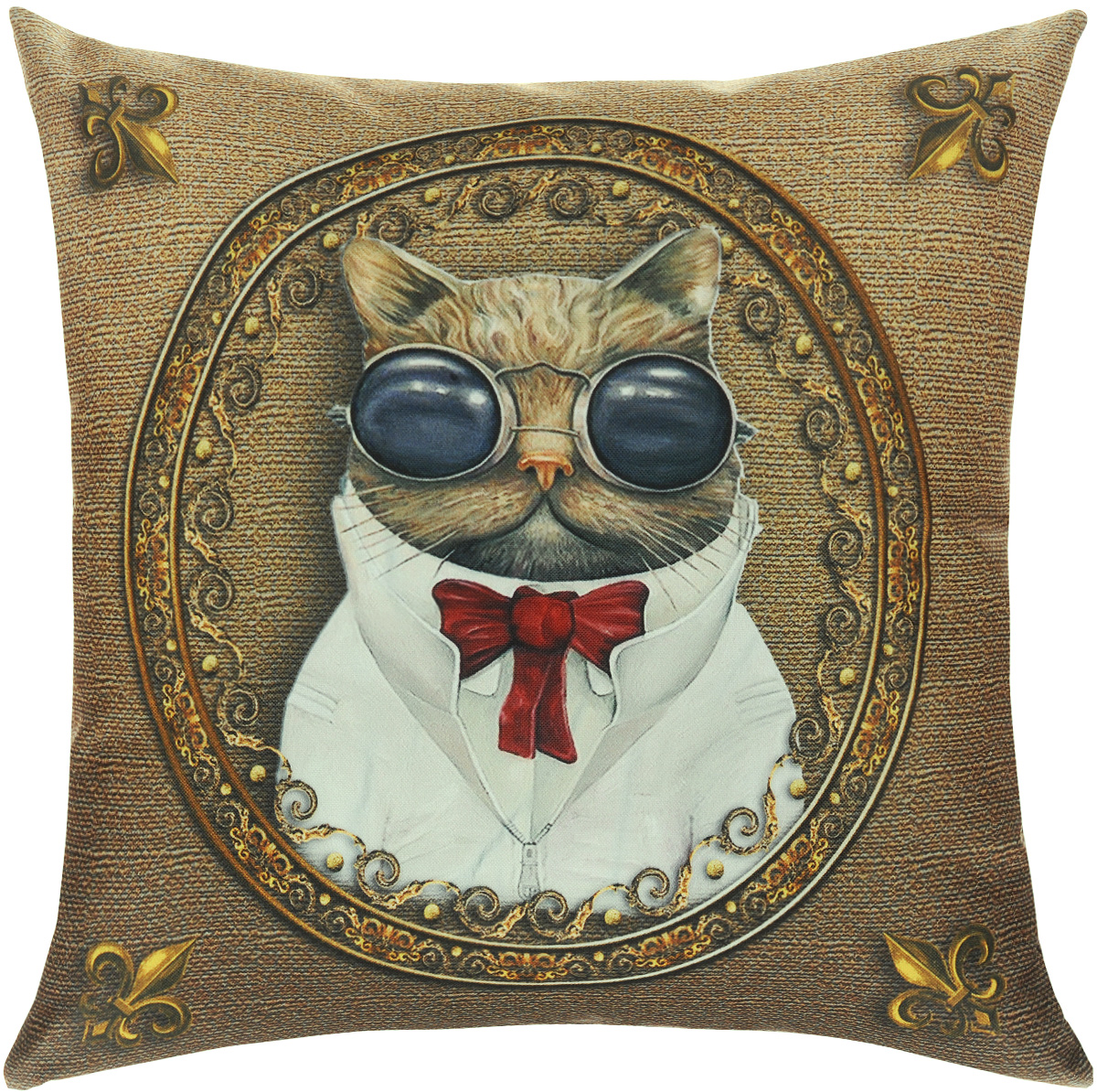 Подушка декоративная GiftnHome Кот Пижон, 40 х 40 cм98299571 Подушка декоративная GiftnHome Кот Пижон, 40 х 40 cм98299571Декоративная подушка GiftnHome Кот Пижон - это яркое украшение вашего дома. Чехол выполнен из ткани Оксфорд и украшен красочным изображением. Внутренний наполнитель подушки - холлофайбер. Чехол застегивается на молнию.Красивая подушка создаст в доме уют и станет прекрасным элементом декора.