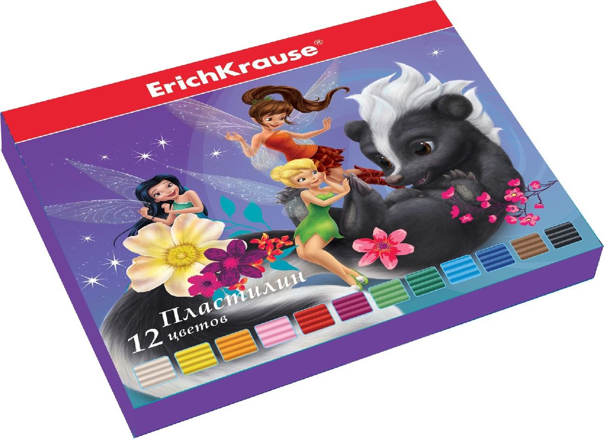 Disney Пластилин Феи 12 цветов72523WD Disney Пластилин Феи 12 цветов72523WDНабор цветного пластилина Disney Феи предназначен для лепки и развития творческих способностей ребенка. В набор входят 12 брусков разных цветов. Цветовая палитра классического пластилина содержит яркие насыщенные цвета, которые хорошо смешиваются между собой. Пластилин сохраняет свою форму, не застывает на воздухе. Производится на основе безопасных компонентов. В комплект входит пластиковый стек.
