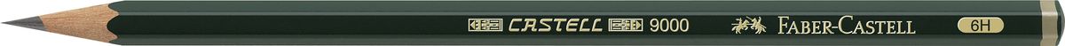 Faber-Castell Карандаш чернографитовый Castell 9000 11901672523WD Faber-Castell Карандаш чернографитовый Castell 9000 11901672523WDЧернографитовый карандаш Faber-Castell Castell 9000 предназначен не только для письма, но и для эскизов и рисования.Специальная SV технология вклеивания грифеля предотвращает его поломку при падении, а высокое качество мягкой древесины обеспечивает легкое затачивание.Такой карандаш с чистым графитом не царапает бумагу, ровно и гладко ложится, хорошо штрихует, передавая воздушность и светотени.